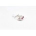 Handmade Fish Dolphin Ring 925 Sterling Silver red ruby gemstones P 910